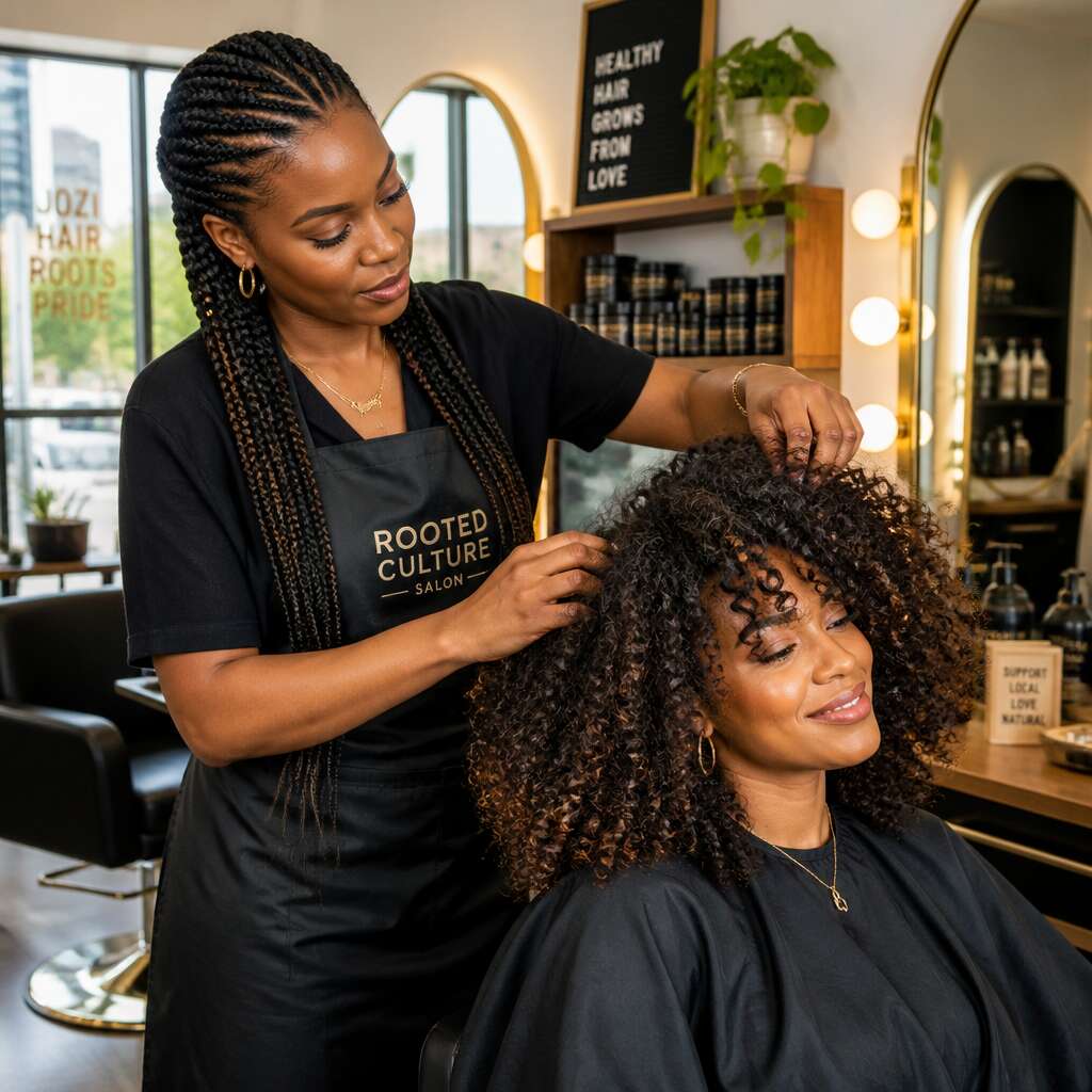 black hair salon Johannesburg