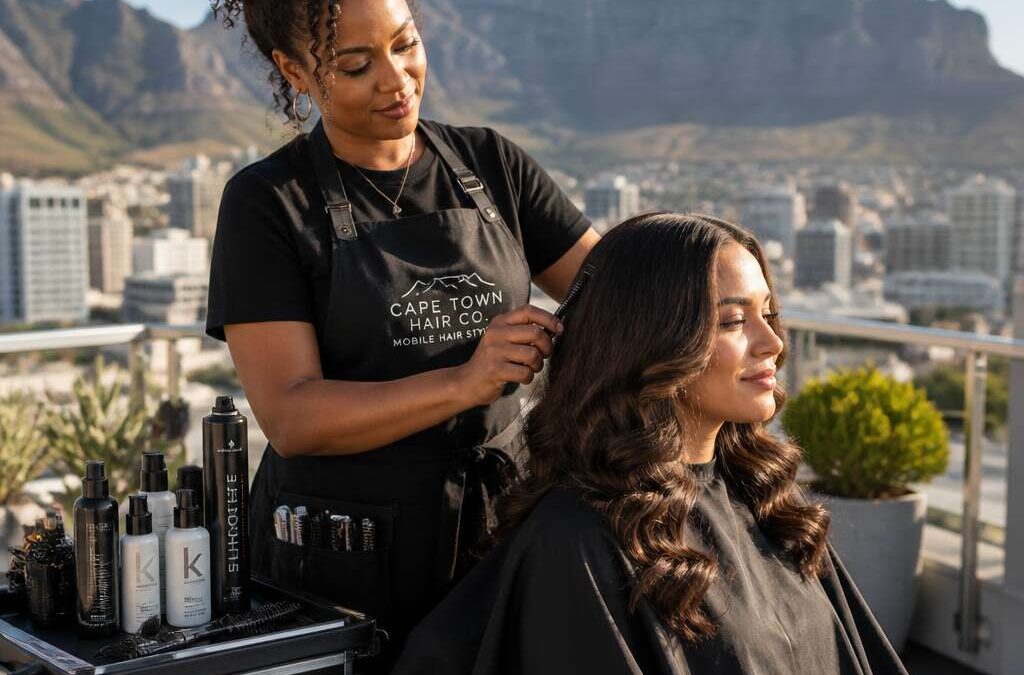 Mobile hair stylist Cape Town comes to you.
